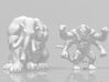White Apes 15mm miniature set model fantasy rpg wh 3d printed 