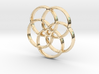 5 Sided Star Flower of Life Circles Pendant 3d printed 