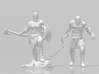 Kratos gow Ragnarok miniature model games fantasy 3d printed 