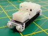 N Gauge Clayton CB40 Shunter 3d printed Cut through ends of Kato headstocks flush with chassis side frames, to create 5mm wide spaces for steps. 