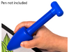 Smooth Conical Pen Grip - small without buttons 3d printed 
