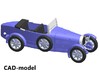 Bugatti type 43 Grand Sport 1/32 3d printed CAD-model 