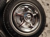1968-70 Dodge "Bullitt" full wheel covers, 1:25 3d printed Installed in kit tire, part chromed by seller. Chrome and tire not included.