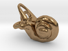 Right Inner Ear Cochlea Pendant 3d printed 