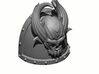 10x Gen:7 Demon Skull Shoulder Pad - Rivet 3d printed Gen:7 Demon Skull Shoulder Pad - Rivet Tilt
