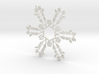 Carly snowflake ornament 3d printed 