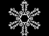 Carly snowflake ornament 3d printed 