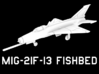 MiG-21F-13 Fishbed (Clean) 3d printed 