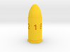 GunCraze 9mm D6 Bullet Dice 3d printed 