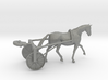HO Scale Horse and Racing Buggy 3d printed This is a render not a picture