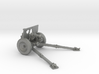 1/87 QF 3.7 inch mountain howitzer with tires 3d printed 