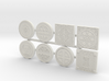 28mm/32mm Manhole Covers - No Words 3d printed 