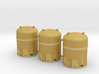 1/87th Hazardous Materials Containers (3) 3d printed 