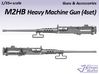 1/35+ M2HB heavy machine gun (4 set) 3d printed 