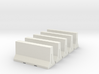 Jersey Barrier N scale (5 pc) 3d printed 