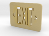 1:12 EXIT sign 3d printed 