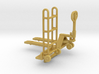 1/87th Pallet Jack and Hand Cart 3d printed 