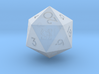Sharp Edged d20 - Polyhedral RPG Dice 3d printed 