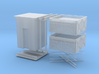 Two small english style H0 water tanks 3d printed 