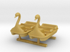 Swan Pedal Boat 01. 1:87 Scale (HO)  x2 Units 3d printed 