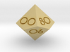 Sharp Edged d% Die - Polyhedral RPG Dice 3d printed 