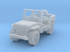 Jeep Willys (window up) 1/144 3d printed 