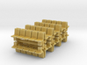 Platform Seats (x16) 1/400 3d printed 