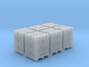Pallet Of Cinder Blocks 5 High 6 Pack 1-87 HO Scal 3d printed 