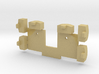 Generic OO9 loco couplings with positioning jig 3d printed 