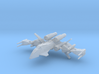 Clarion Republic Strike Fighter (1/270) 3d printed 