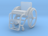 Wheelchair 02. 1:24 Scale 3d printed 