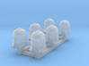 Republic Troopers v2_heads 3d printed 