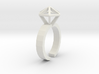 Stereodiamond Ring 3d printed 