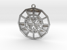 Resurrection Emblem 08 Medallion (Sacred Geometry) 3d printed 