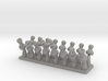 Miniature Movable Chess Pieces 3d printed 