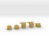 1/600 IJN Type 50 year 3 turrets (8-inch) 1942 Set 3d printed 
