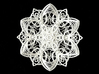 Snowflake Ornament 1 3d printed Rear view