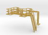 N Scale Tank Farm walkway, ladder and pipes 3d printed 