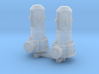 N Scale Vertical Pump 2pc 3d printed 