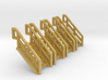Z Scale Industrial Stairs 6 (4pc) 3d printed 