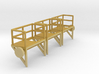 N Scale Cage Ladder Platform Left 3pc 3d printed 