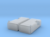 1/87th HO Scale 48" square fuel tanks w step 3d printed 