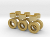 1/64th Horse and other trailers wheels & Tire set 3d printed 