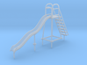 Children's Wave Slide, HO Scale (1:87) 3d printed 