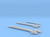 1:6 scale Crescent wrench 3 pack 3d printed 