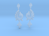 Dragon Earrings 3d printed 