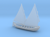 1/128 Scale 28 ft Whaleboat with sails USN 3d printed 