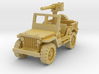 Jeep Willys 50 cal (window up) 1/160 3d printed 