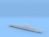Zulu-class submarine, Full Hull, 1/2400 3d printed 