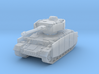 Panzer IV G (Schurzen) 1/100 3d printed 